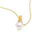 LYNNHAVEN EARTH twist Akoya pearl universal buckle 18K gold wheat ear single pendant buckle mother 8-8.5mm