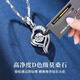 GIEVSZHE PT950 Platinum Platinum Necklace for Women 2025 New Moissanite Diamond Chinese Valentine's Day Birthday Gift for Girlfriend and Wife Eleven Warehouse Straight Hair/Next Day Delivery Light Luxury Style - Inlaid with Flawless Moissanite