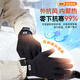 XTEP Cycling Gloves Winter Warm Plus Velvet Men's and Women's Windproof Electric Bicycle Knitted Touch Screen Leather Ski Antifreeze