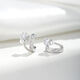 Kafna's exquisite double-layer pentagonal star zircon pearl earrings fashionable temperament earrings 925 silver needle earrings light luxury E16852C