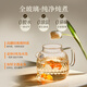 Bear all-glass body health pot thermostatic kettle office multifunctional teapot flower teapot 0 metal health cup 24h reservation 24h heat preservation 1L YSH-M10H3