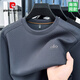 Pier Cardin Light Light Luxury Color sólido Sweinshirt para hombres Camiseta de manga larga 2025 Spring and Autumn Nueva camisa de base superior informal
