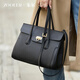 Sac de zoler sac féminin Light Luxury Brand 2025 Nouveaux sacs féminins à la mode haut de gamme Sacs de bobine de vache de vache haut de gamme Sacs pour femmes [noir] très haut de gamme