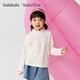 Bala BalaOne children's clothing girls long-sleeved T-shirt children's 2025 winter bottoming shirt fever and antibacterial 208425100001