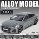 Yier 1:18 alloy key remote control Audi RS7 black performance car model modified light version male sports car for children 1-18 Audi RS7-gray super full function