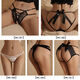 Sexy thong sexy bed crotchless couple underwear women's see-through large size RK188 one size fits all 80120Jin Jin is equal to 0.5 kg