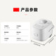 Toshiba rice cooker ih heating 2 liter/3 liter rice cooker 1-2-3-4 people imported from Japan Binchotan charcoal coated rice cooker up and down three-dimensional heating 2mm thick pot steamer rice cooker 3L suitable for 1-6 people