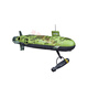 Ditendu Remote Control Submarine + Camera's Children's Electric Remote Control Boat Submarine Toy Fish Tank Simulation peut être lancé Mini Blue Remote Control Shark Official Standard
