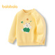 Balabala children's clothing children's sweaters baby sweaters boys and girls inner wear 2025 winter cartoon 209425103206