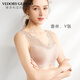 Victoria's style pure cotton one-piece breast pad beautiful back bra push-up no rims sleep sports bra women's lace sexy chest wrap vest pure cotton skin-friendly single piece - black M recommended 90-105Jin Jin equals 0.5 kg