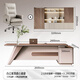 Ancient blister boss desk office desk and chair, simple modern high-end leadership office executive desk, president computer desk desk 2.6m blister boss desk + boss chair + 3.2m file cabinet