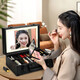 Vipero cosmetic bag with mirror and light and makeup artist makeup box mirror with light 2025 new hand large LED large capacity mirror makeup box
