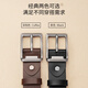 Niu Dangjia genuine leather men's cowhide belt pin buckle first layer cowhide 1101 dark brown gift 115-125cm
