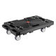 RSRDDY turtle car can be spliced into the turnover vehicle Beiguang household silent trailer truck trolley universal flatbed truck pallet new material large black 60-403 inches ultra-quiet