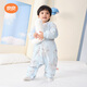 Liangliang baby sleeping bag anti-kick quilt baby's four-season universal children's split-leg sleeping bag Pianpian blue 90/48