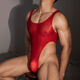 Erotic lingerie men's sexy jumpsuit new hollow tight thong fully transparent vest muscular men adult black one size fits all recommended 120-160Jin Jin equals 0.5 kg