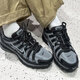 Nike (NIKE) men's shoes 2025 new autumn P-6000 sports shoes dad shoes retro casual shoes running shoes IF6199-003 black gray 39