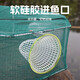 New polygonal fishing net cage shrimp cage outdoor automatic fishing artifact fishing net cage portable easy folding fishing net cage six-sided model 6 holes for fish entry - diameter 46CM