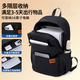 Jeep Backpack Men's Large Capacity Casual Backpack Female High School College Student Bag Lightweight Commuting Computer Bag Travel Bag Black 35L Large Capacity + Multiple Compartments