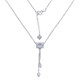 CHINA GOLD platinum six-character mantra tube bead necklace set about 7.34g