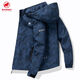 
Mammoth (MAMMUT) new spring and autumn couple's jacket, windproof and water-repellent outdoor jacket for men and women, blue XL [121-140Jin[Jin equals 0.5kg]]