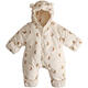 Disney newborn baby clothes, winter onesies, cotton-padded jackets, newborn baby outings with foot-wrapping, thickened cotton-padded clothes, hugging suit, Haoyue Thousand Miles Apricot Padded Thickened Style, 36cm, starting at 10,000