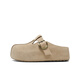 
Belle Breenberg shoes for women 25 Autumn New Shopping Mall same style Baotou slippers E7P1DCH5 apricot color 36