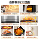 SUPOR air fryer no-turning 5.3L large-capacity household visual frying and baking machine steam tender electric fryer fully automatic no-turning KJ53D800A