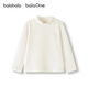 Bala BalaOne children's clothing girls long-sleeved T-shirt children's 2025 winter bottoming shirt fever and antibacterial 208425100001