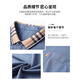 
UOSO light luxury brand new men's polo shirt for men's business high-end short-sleeved T-shirt for middle-aged and elderly lapel top Navy blue M 170/4885-110Jin[Jin equals 0.5 kg]
