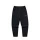 Hongxing Erke vertical technology | Sports pants for men in autumn and winter new casual loose straight running knitted men's trousers men's trousers black 2XL