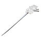 KZD Old Phoenix 999 sterling silver hairpin for women, antique style handmade pure silver carved hairpin hair ornaments for hair, Chinese style*/sterling silver/dielianhua hairpin_8.99g solid loss one