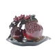 SMVP Shishi Ruyi Color Changing Tea Pet Ornament Boutique Can Raise Persimmon Pomegranate Tea Play Tea Treasure Tea Table Tea Table Tea Ceremony Shishi Ruyi (Persimmon)