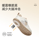 Terranis Toddler Shoes Autumn New Children's Shoes Non-Slip Soft Sole Sports Shoes Boys' Shoes Functional Shoes Girls' Bread Shoes White/Apricot Single Net 24 Suitable for Feet Length 14.3~14.7cm
