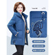 Yaya (YAYA) mother down jacket women's winter middle-aged women's middle-aged women's winter clothing foreign style short hooded thickened fashion jacket