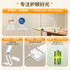 Guanya study desk lamp mini folding portable multi-functional desk lamp dormitory dormitory student reading lamp G168 white [three-fold rechargeable desk lamp]