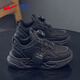 Warrior children's shoes spring and autumn boys' casual soft-soled shoes children's sports shoes WZ-1410 black 38
