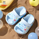 Babudou Children's Slippers Boys and Girls Croc Shoes Beach Shoes Baby Sandals Toddler Sandals Summer Light Blue New 160 Size