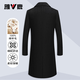 Yalu 100% sheep wool extended double-sided woolen coat men's autumn and winter woolen over-the-knee windbreaker jacket