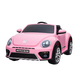 Cool Sun Volkswagen Beetle children's remote control car can sit on baby electric car children's car pink soft wheel