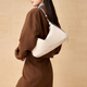 CHARLES/KEITH25 autumn new product retro soft simple hand-heeled shoulder armpit bag Chinese Valentine's Day gift CK2-20671783 Oat oat color M