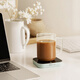 Bear Heating Coaster Hot Milk Artifact Constant Temperature Insulation Office Good Things Electric Heating Milk Warmer Warming Cup Milk Warmer Warming Water Coaster A16B1 Newly upgraded 56W high power gravity sensor C40J6 0.3L
