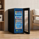 VINGARDE cigar cabinet intelligent temperature control and humidity control Spanish cedar wood shelf alcoholic moisturizing cabinet chip refrigeration household small mini energy-saving silent BWRH-35 5th generation chip technology 35L