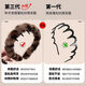 Temperament leopard print plush headband for women 2025 new hairpin high-end fashionable headband face wash plush headband dark coffee plush headband 1 piece