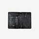GROTTO new brand arrow logo passport holder multi-functional card holder ID leather protective cover New Year gift classic black