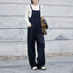 
Demana [Good to take off] Not easy to fade denim loose straight-leg casual overalls for women 2025 autumn style