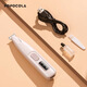 Hörmann multifunctional cat scissors, dog nail scissors, pet novices, LED light nail clippers, nail polishing and bleeding line, pet nail scissors and polishing all in one (white with light) POPO
