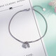 Lao Fengxiang platinum anklet pt950 bracelet Q cute and dun dun elephant ladies model birthday gift for girlfriend and wife platinum jewelry platinum about 8.24g - chain length 22+3cm