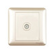 Schneider Changyi series frosted gold single TV socket A3B51TV_WG single TV socket Changyi frosted gold