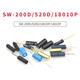 TaoTimeClub high-sensitivity vibration switch SW-200D-18020P spring ball vibration SW-18020P vibration switch sensor feet gold-plated (10 pcs)